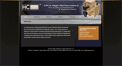 Desktop Screenshot of hcdesignaudio.com